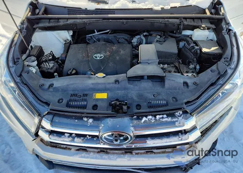 2017 Toyota Highlander Limited z USA, uszkodzony, nr VIN 5TDDZRFH4HS385368